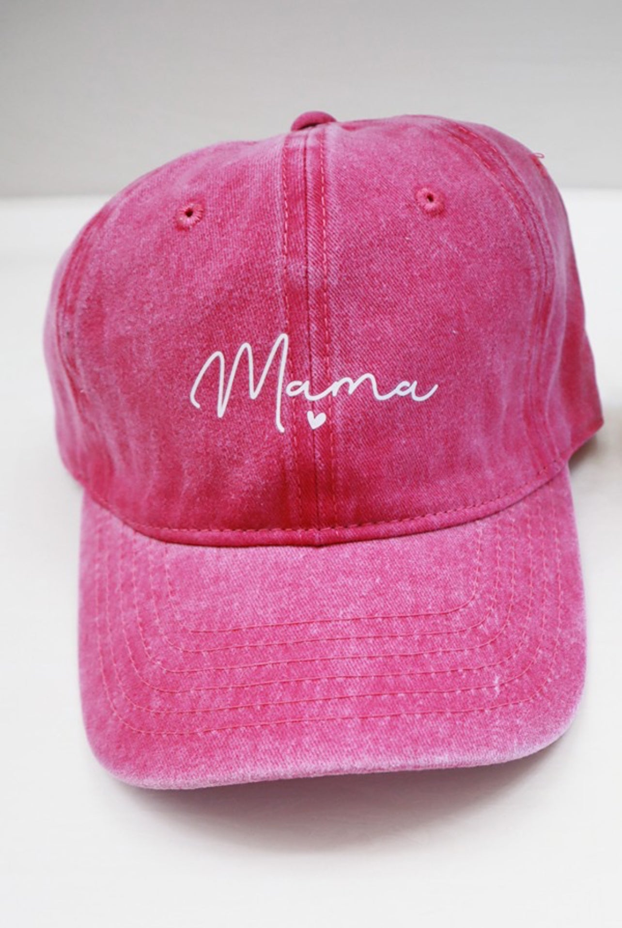 MAMA Acid Washed Baseball Cap