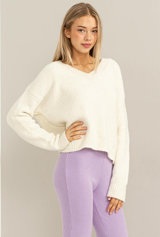Love Potion Sweater In Ivory