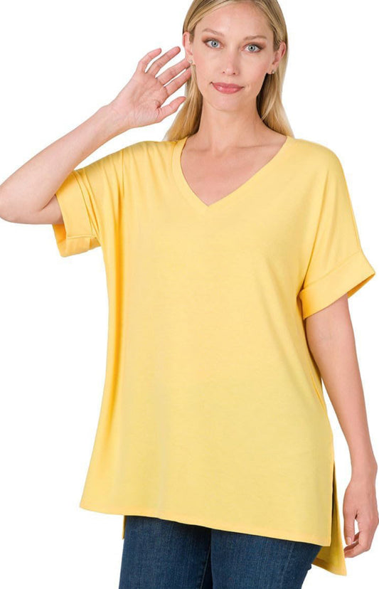 Trendy And Comfortable Top In Yellow