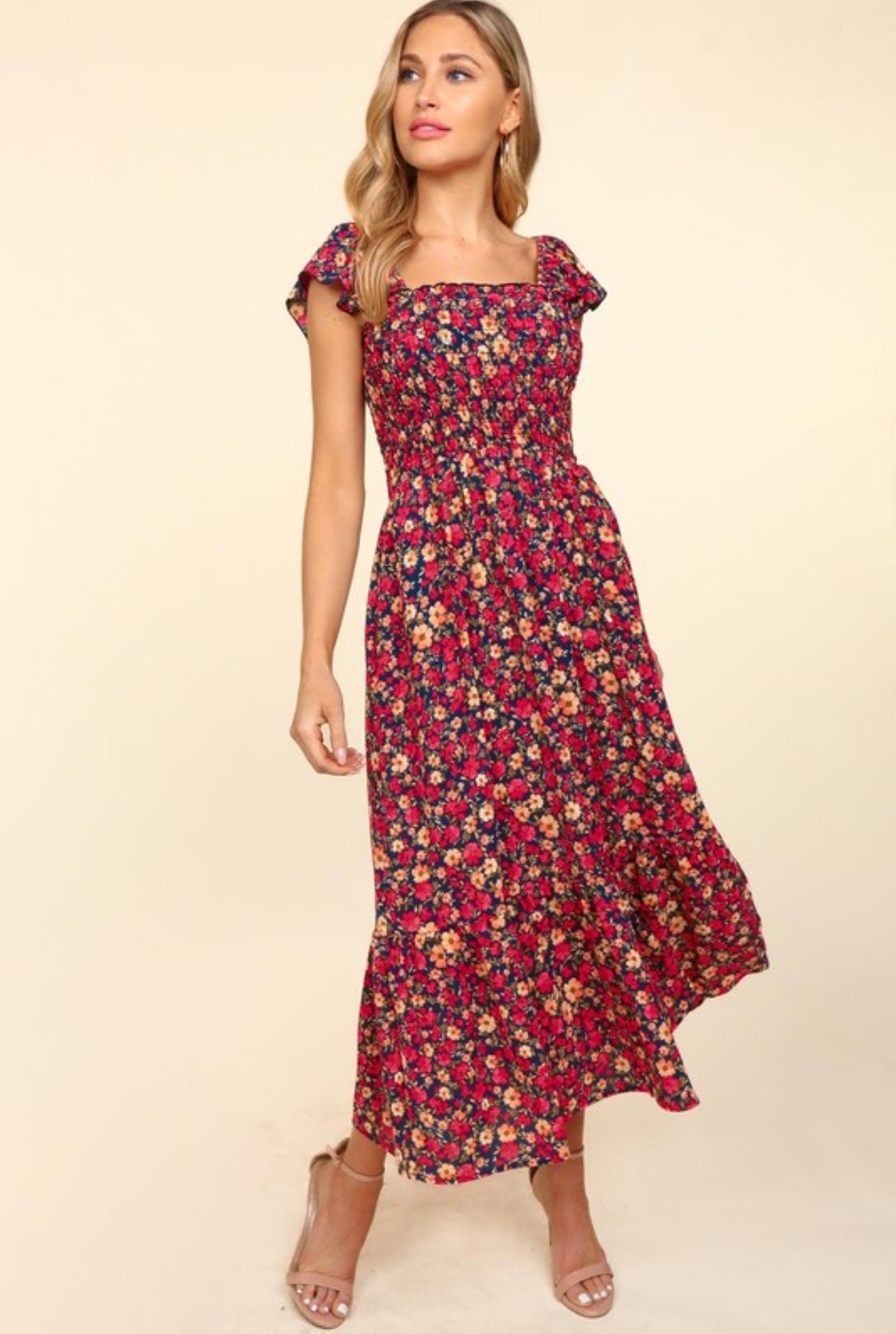 Romance In Florals Dress