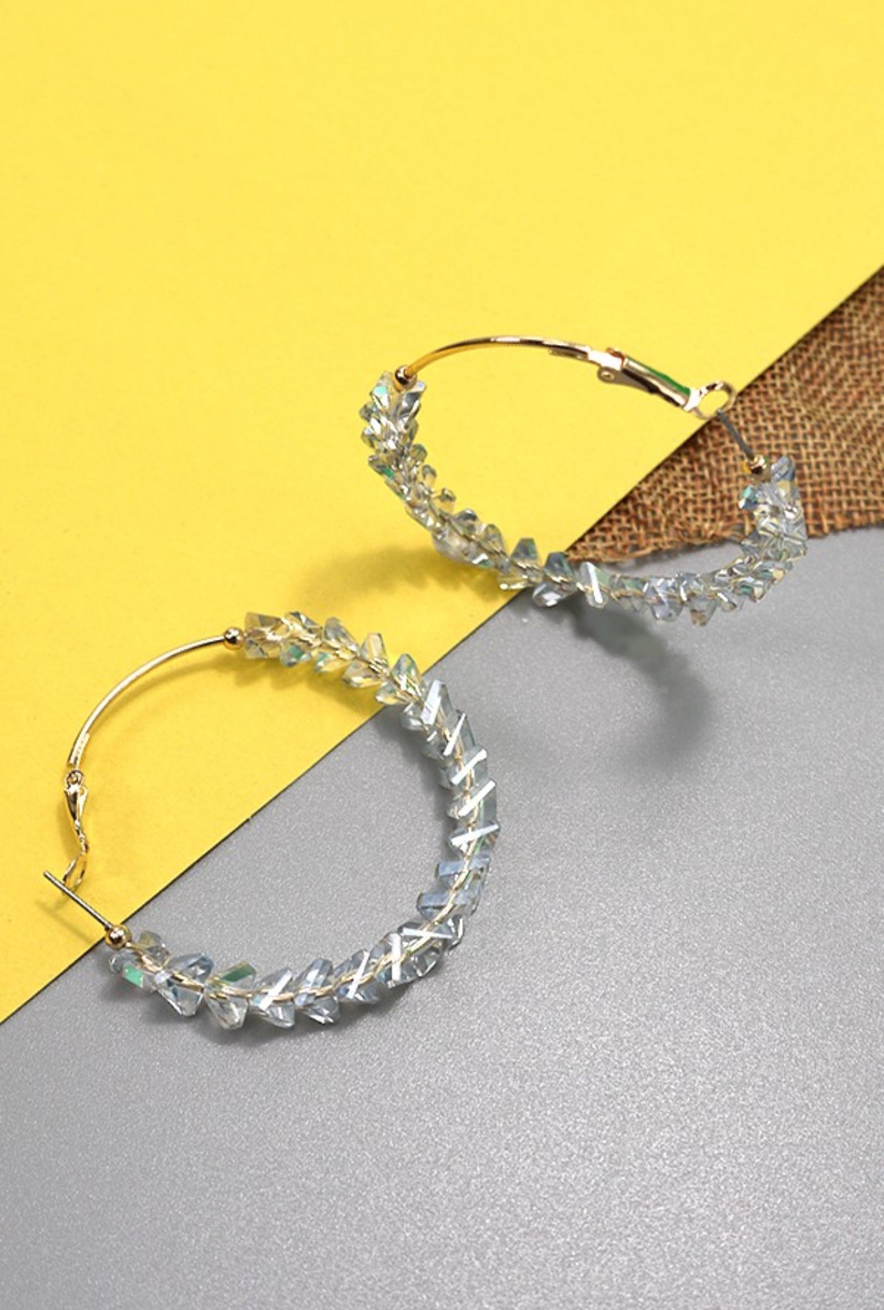 Icy Elegance Hoop Earring