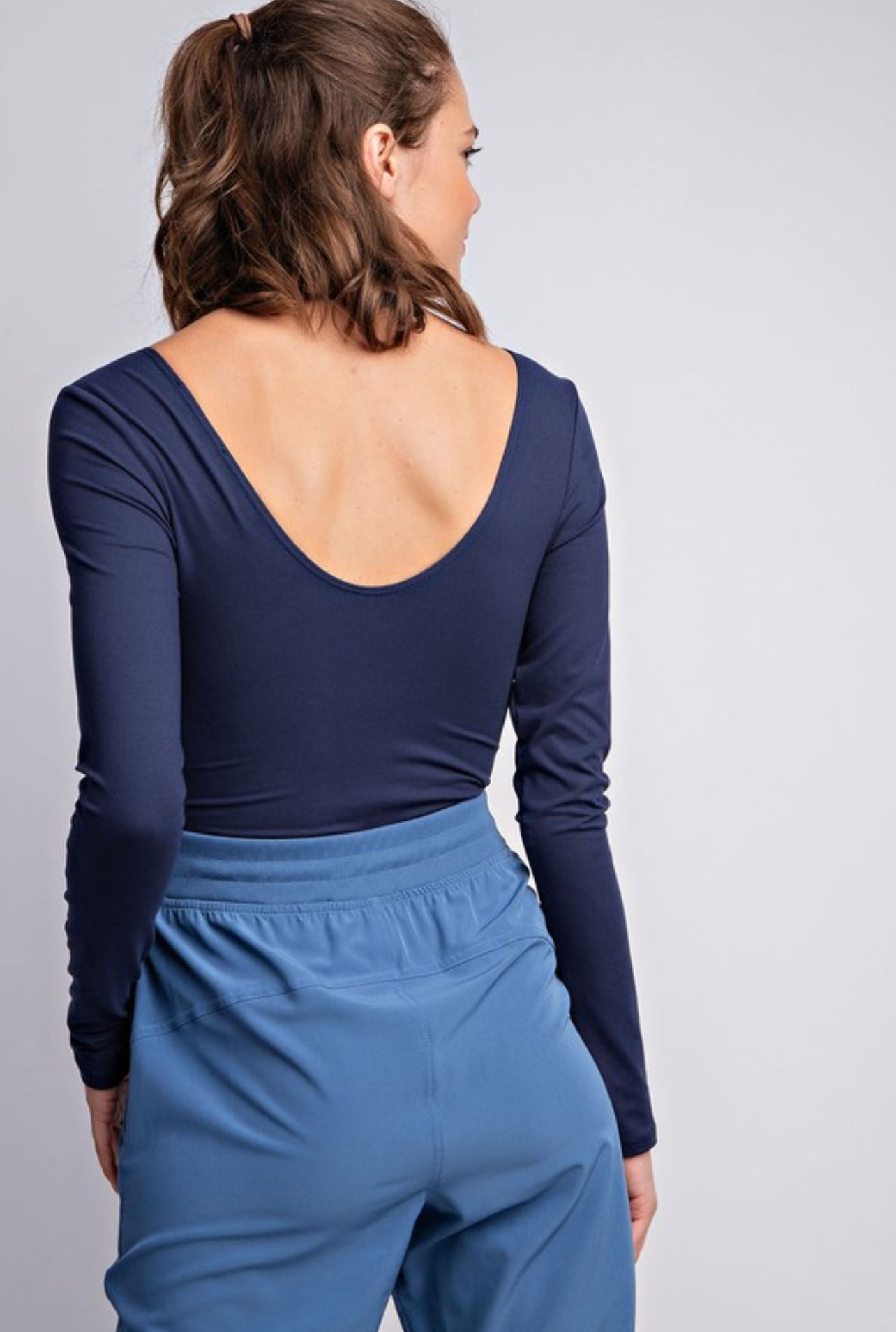 Through It All Bodysuit In Navy