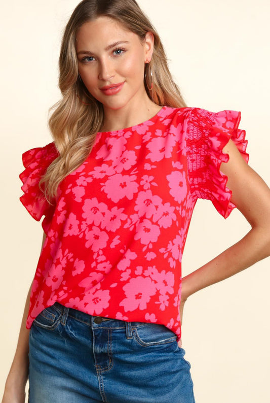 Give Me Everything Ruffled Top