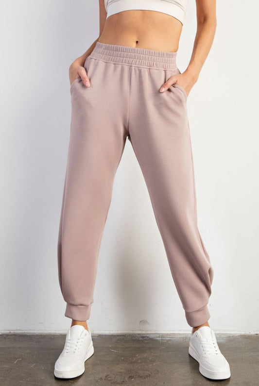 So Soft Joggers In Lt. Mocha