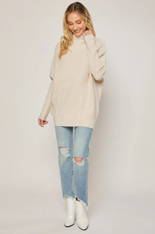 Gracen Sweater In Shell