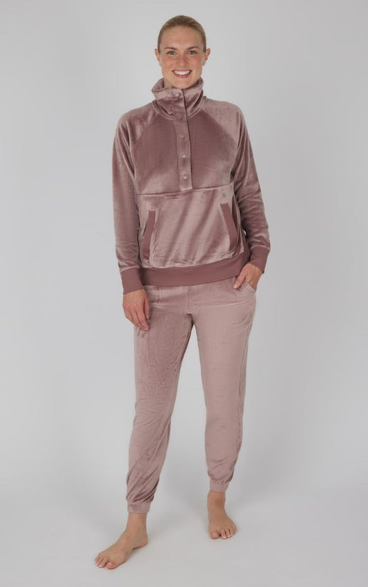 Butter Me Up Joggers In Ash Mocha