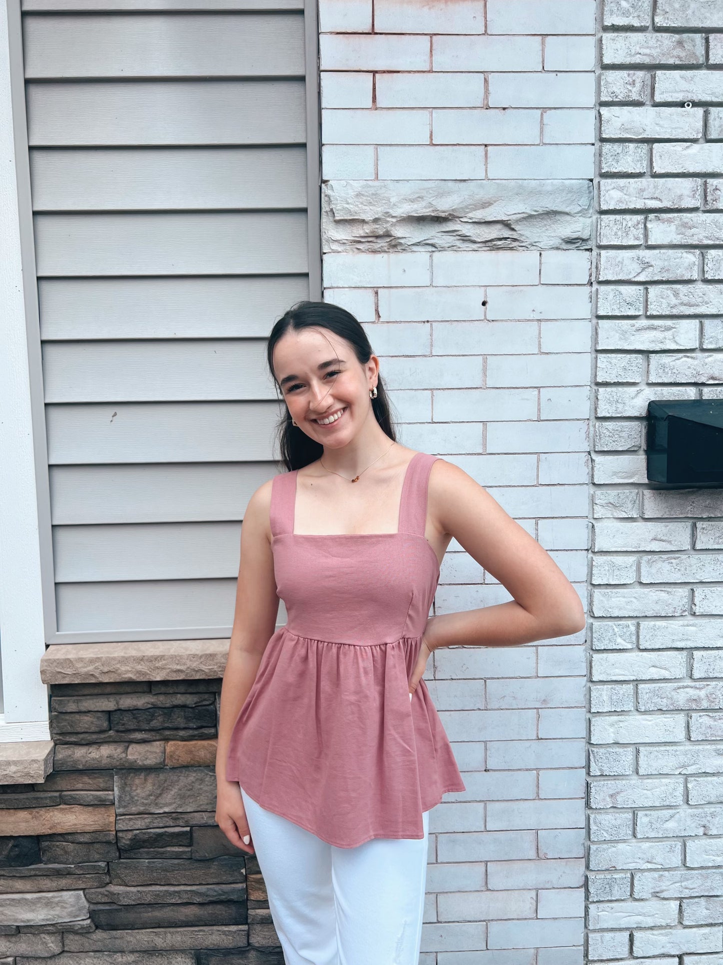 Sweeter By The Day Top In Mauve
