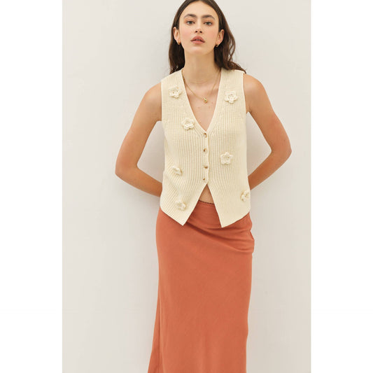 Seasonless Romantic Sweater Vest