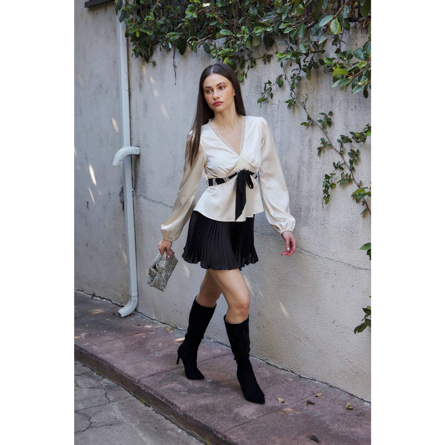 Secret Weapons Satin Blouse