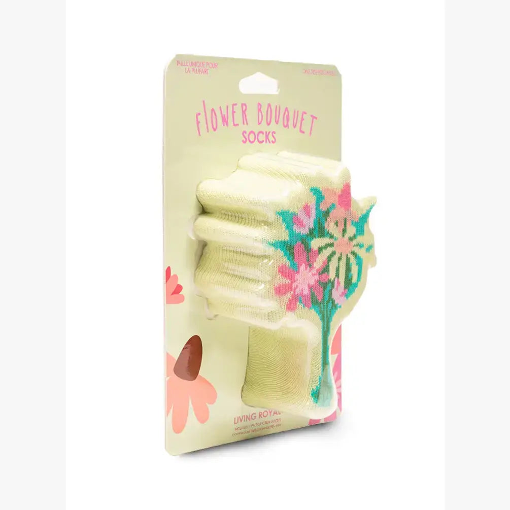 3D Flower Bouquet Crew Socks
