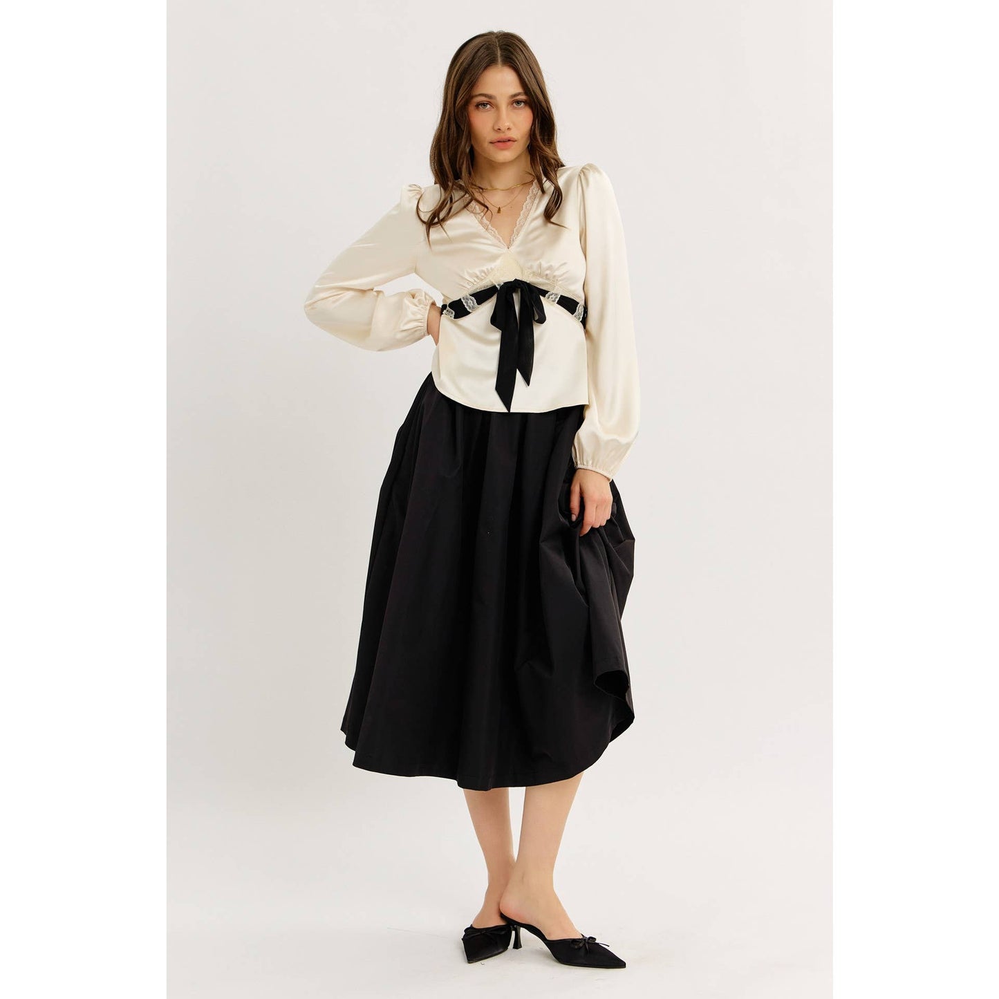 Secret Weapons Satin Blouse