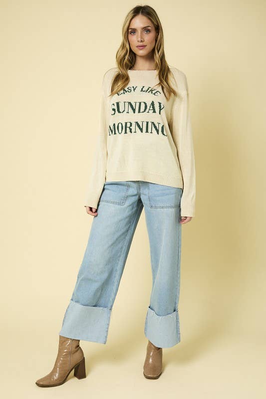 Sunday Morning Lightweight Sweater