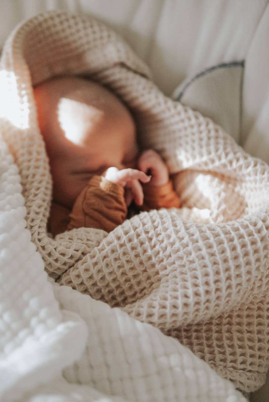 Waffle Baby Blanket