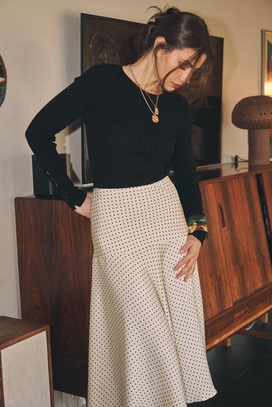 Quietly Striking Sweater Top