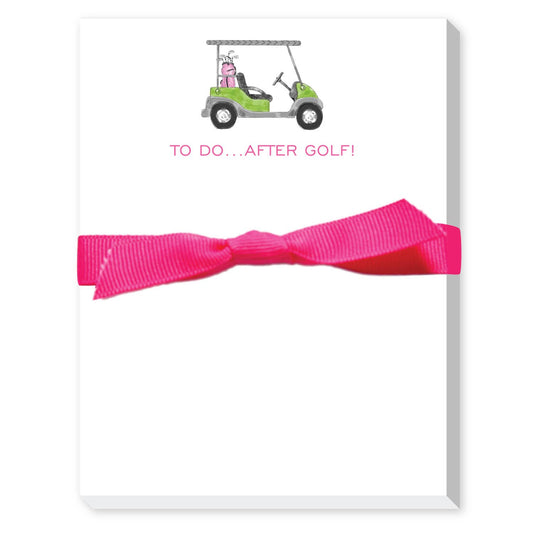 To Do After Golf Mini Notepad