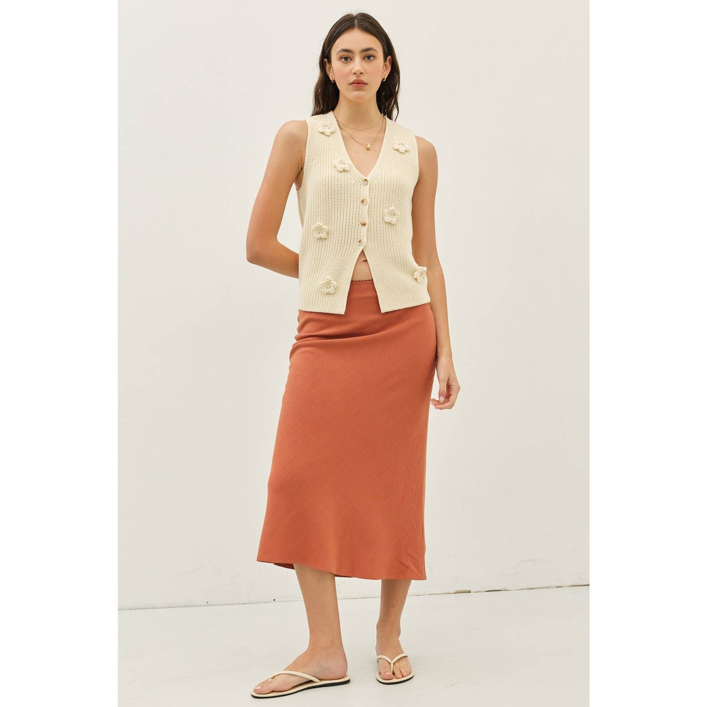 Seasonless Romantic Sweater Vest