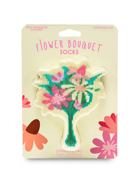 3D Flower Bouquet Crew Socks