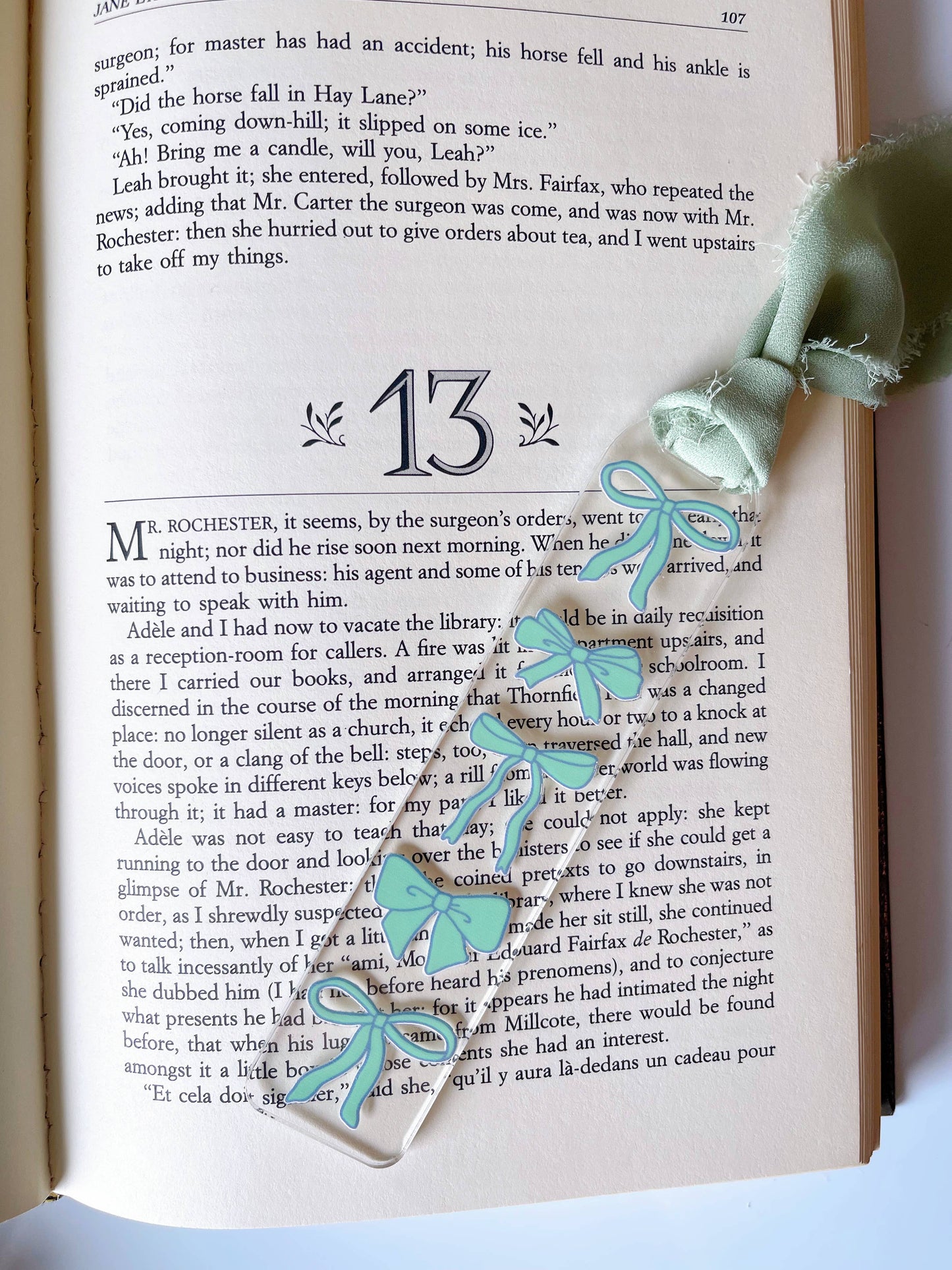 Aesthetic Acrylic Bookmark
