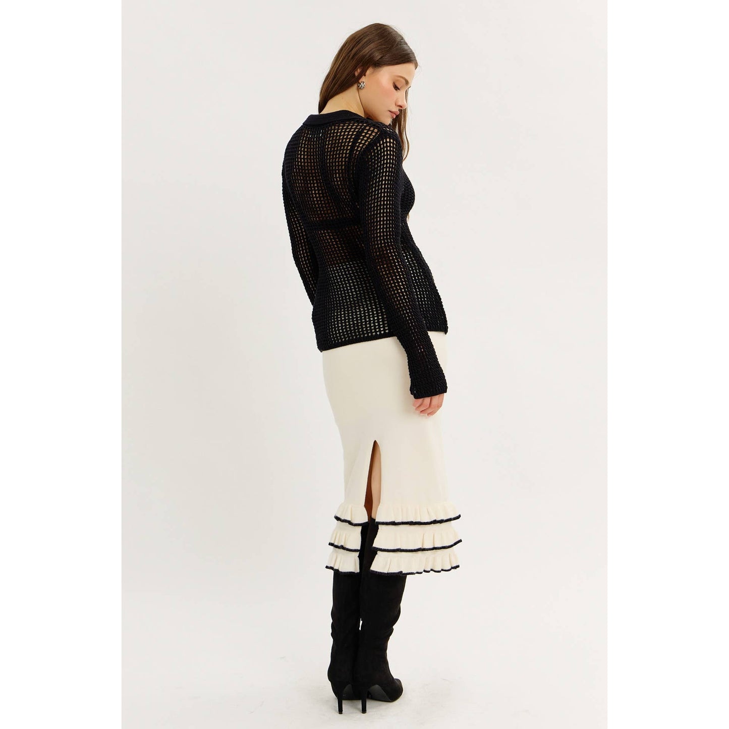 Bold Charmer Sweater Skirt
