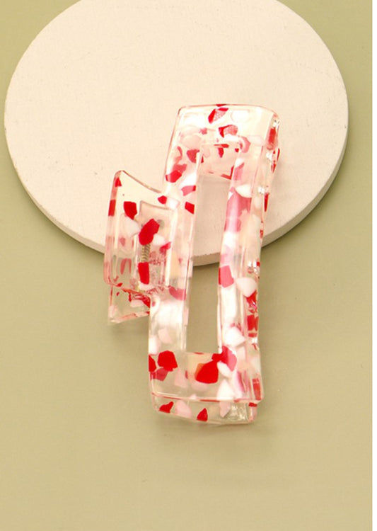 Splatter Love Claw Clip