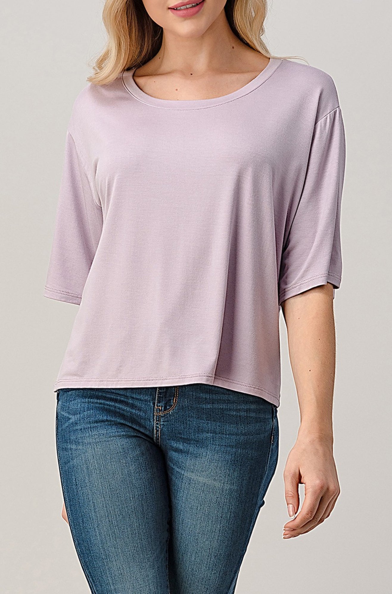 Every Night Top In Lilac