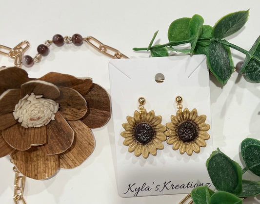 Sunflower Earrings