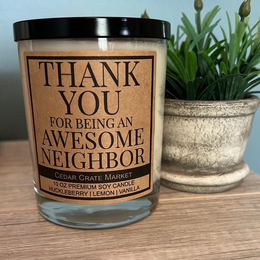 Awesome Neighbor Candle