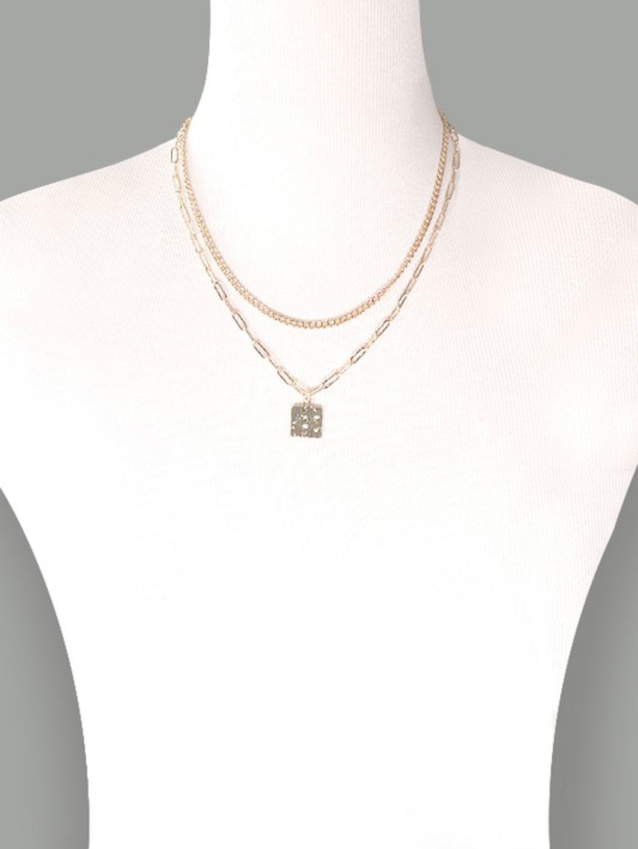 Double Hammer Necklace