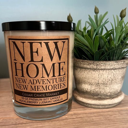 New Home Candle