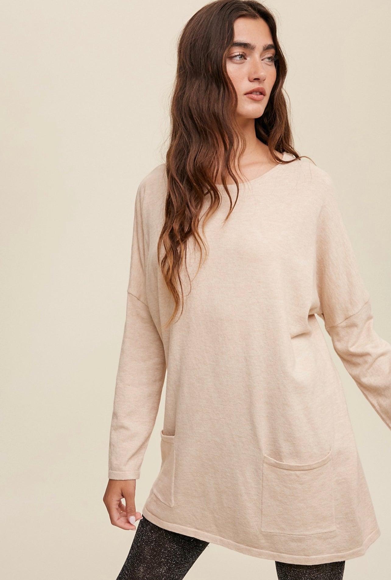 A Good Thing Going Sweater in Oatmeal