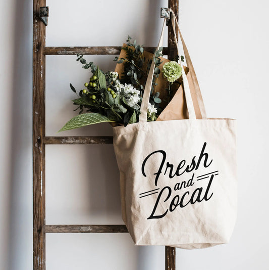 “Fresh and Local” Farmer’s Market Tote Bag