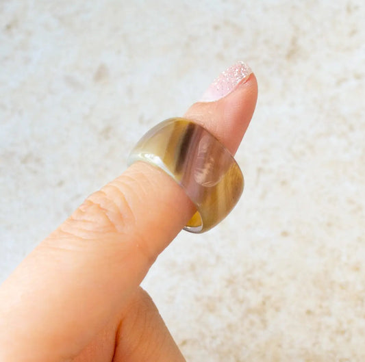 Bold Agate Ring