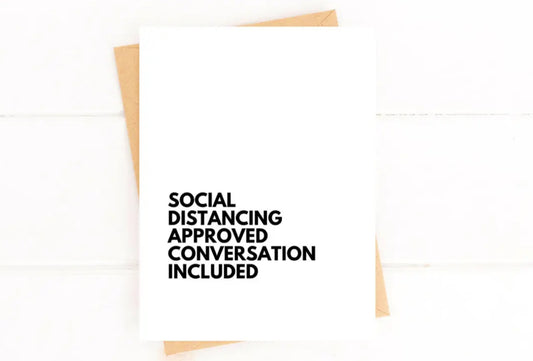 Social Distancing Card