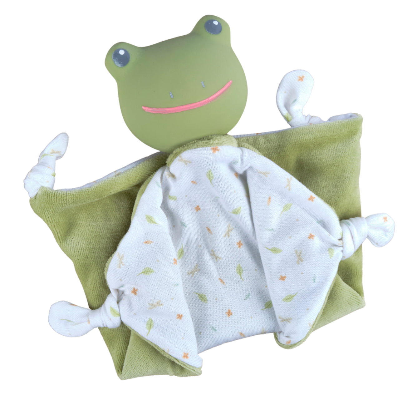 Gemba the Frog - Baby Comforter & Teether