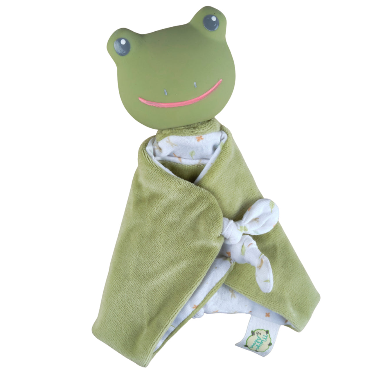 Gemba the Frog - Baby Comforter & Teether