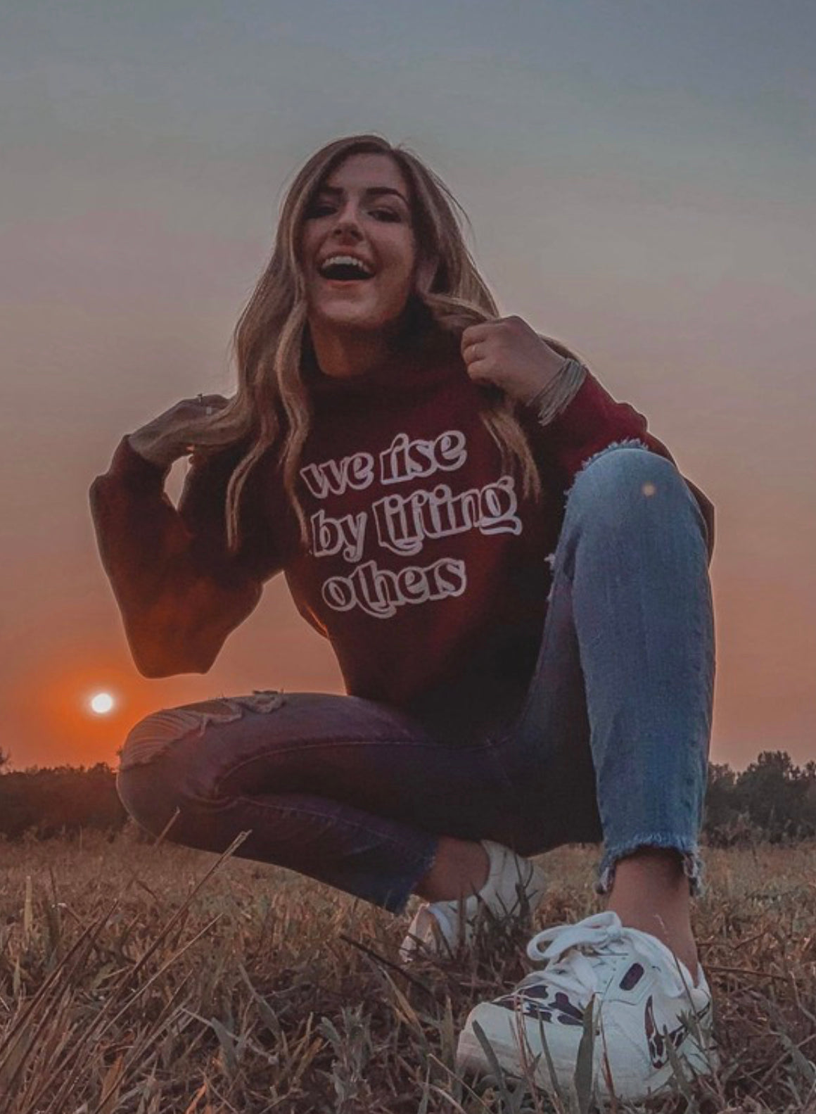 Rise By Lifting Others Crewneck