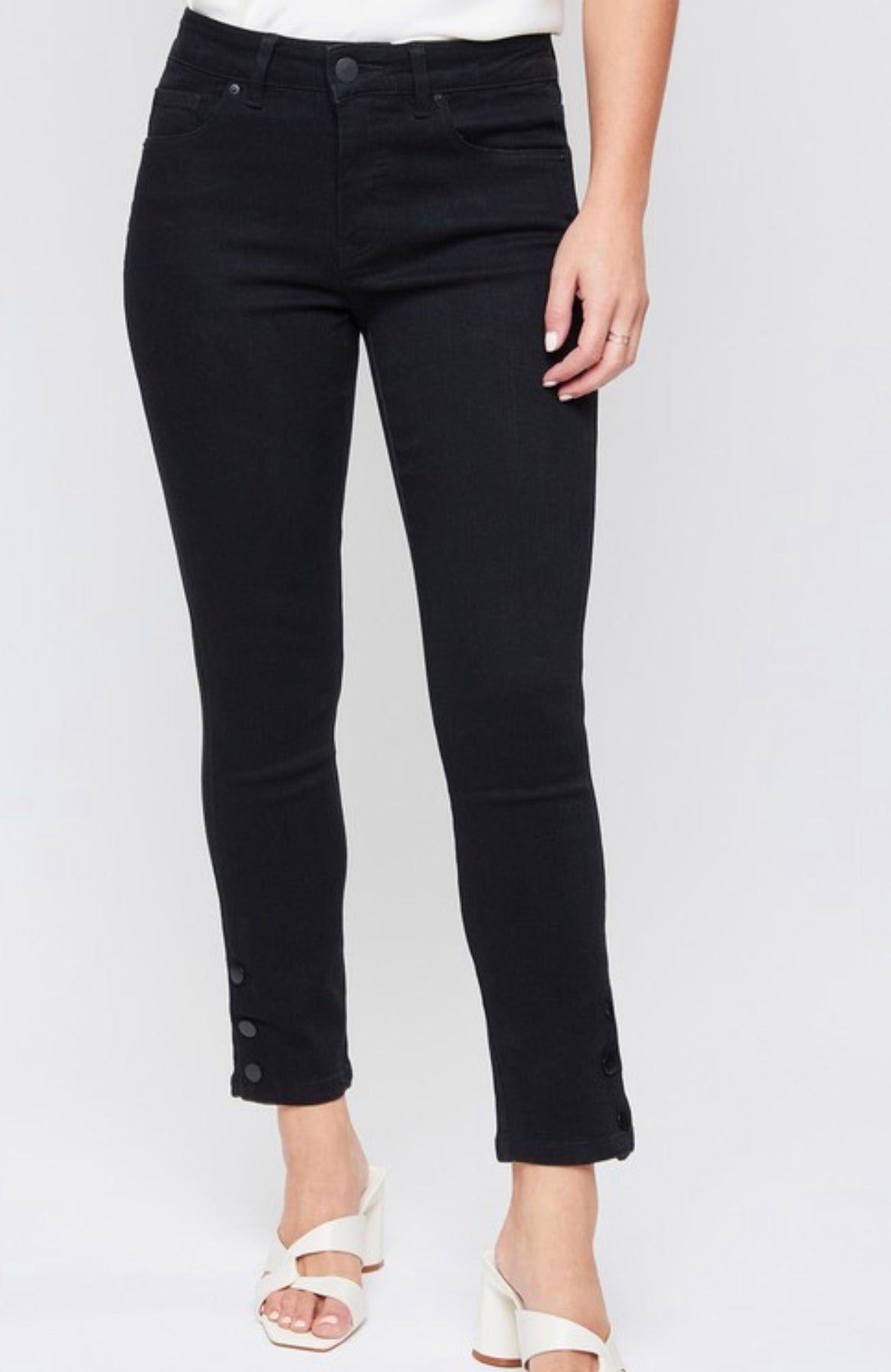 Kelsea Mid-Rise Ankle Skinny Jean with Tummy Control