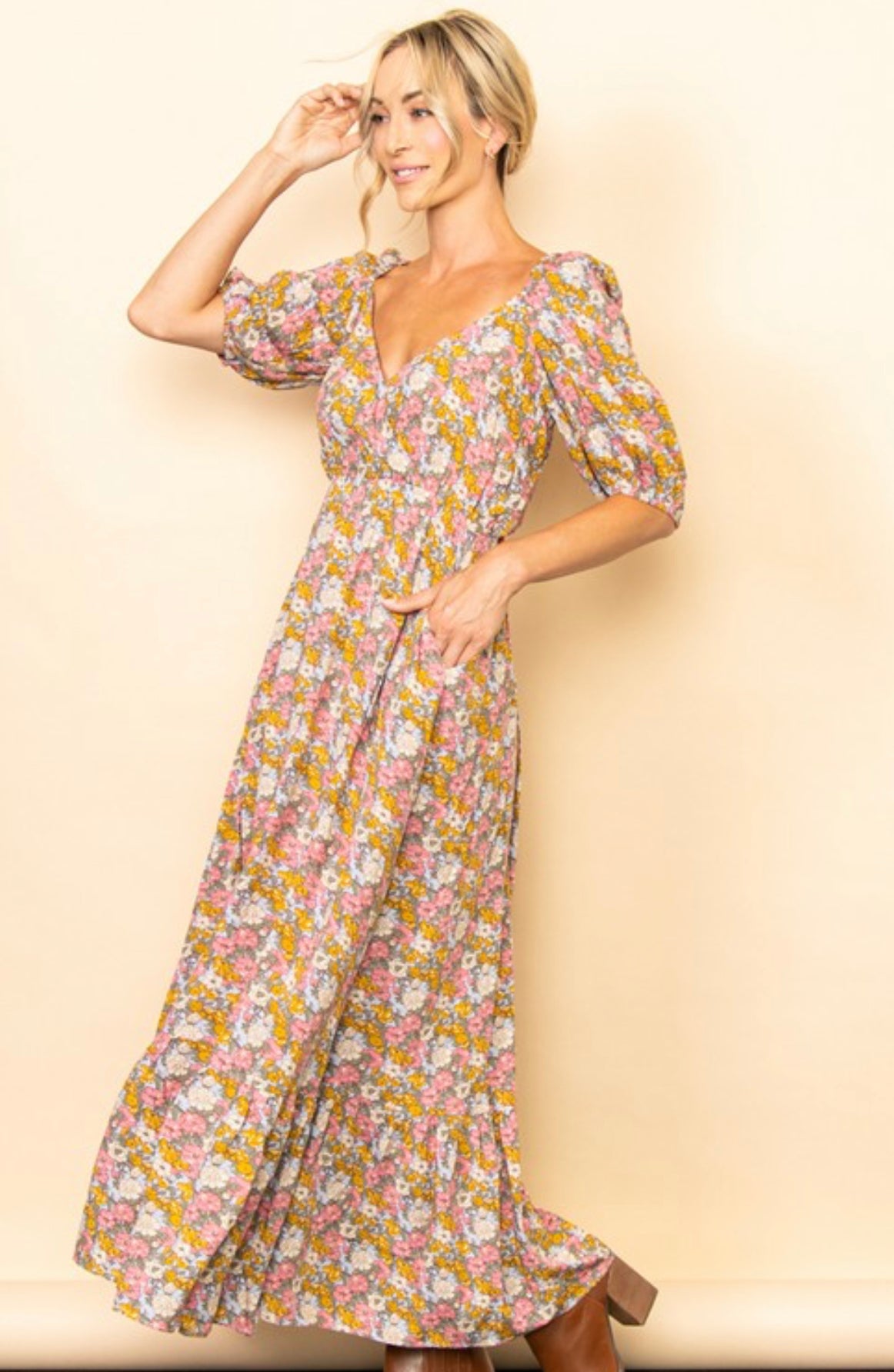 Reversible Floral Dress