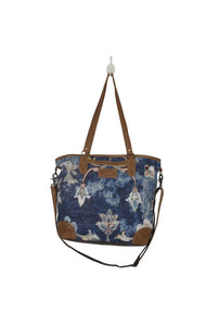 Floral Azul Shoulder Bag