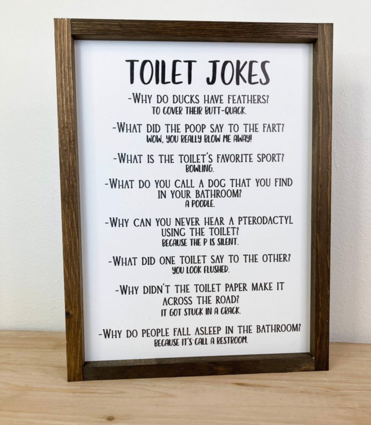 Toilet Jokes Sign