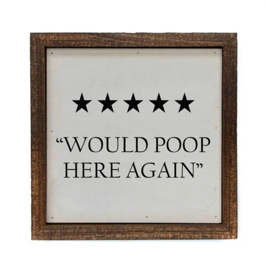 Poop Again Sign
