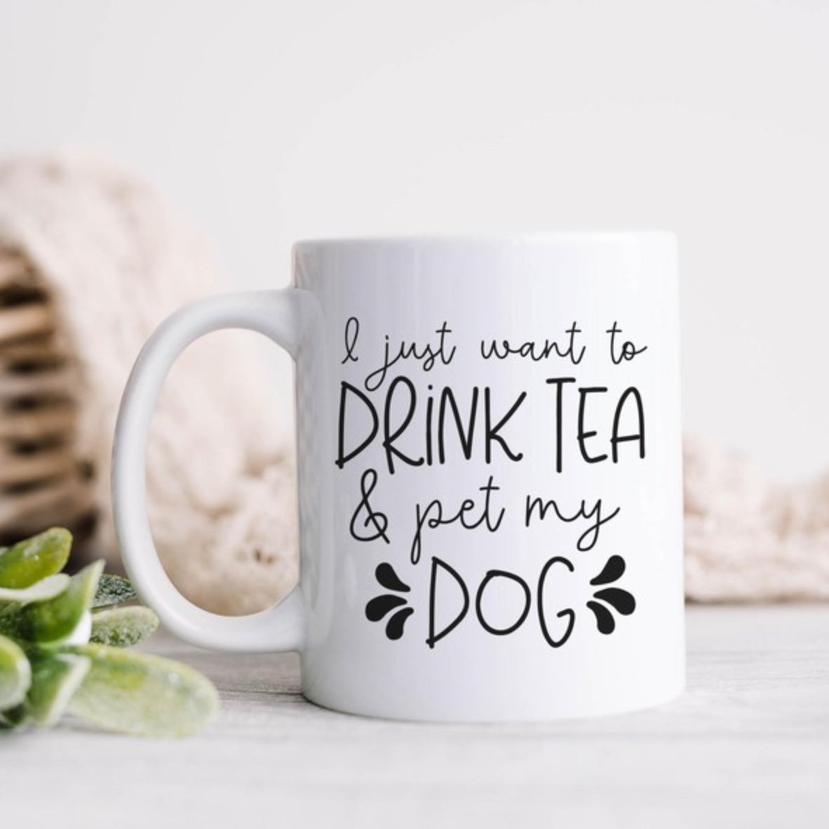 Drink & Pet My Dog Mug