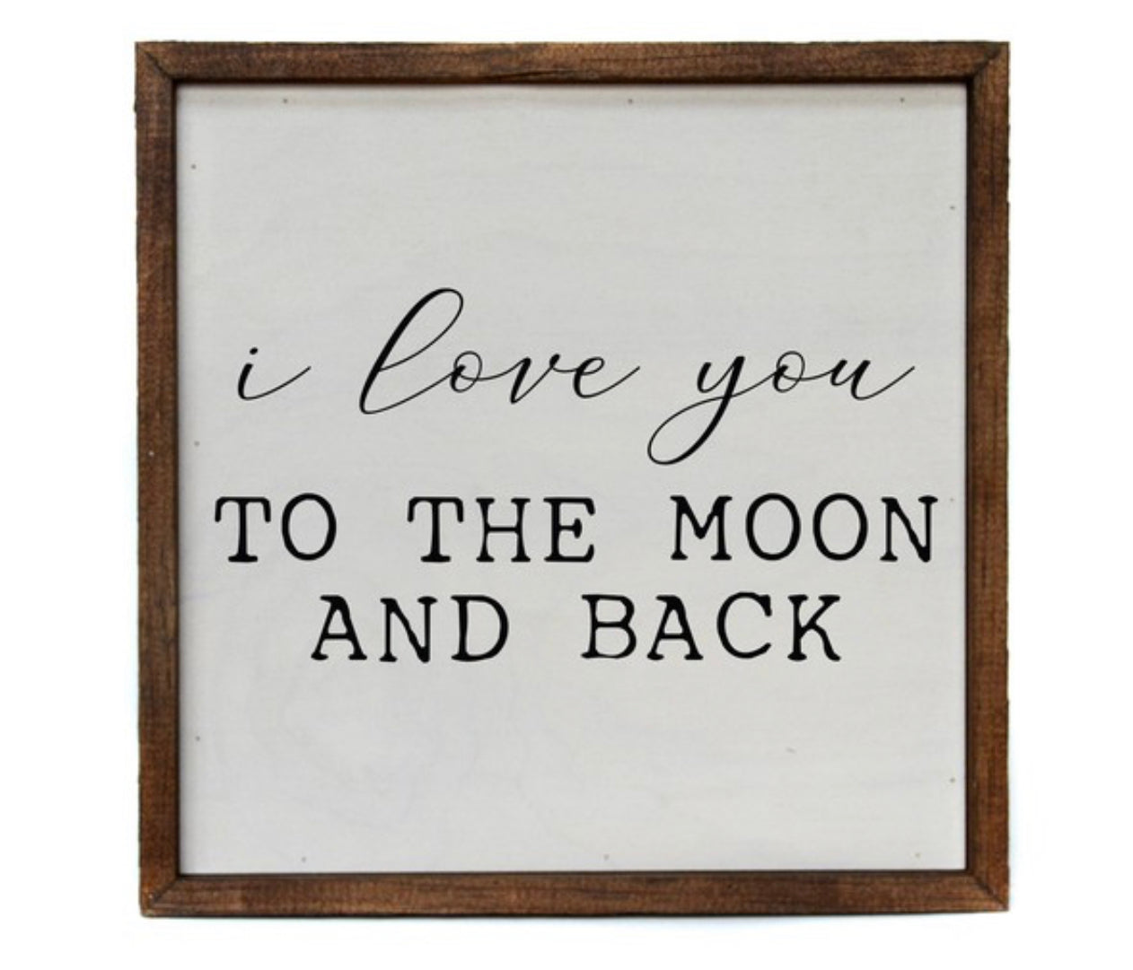 Moon & Back Sign