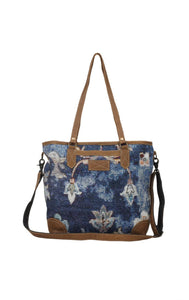 Floral Azul Shoulder Bag