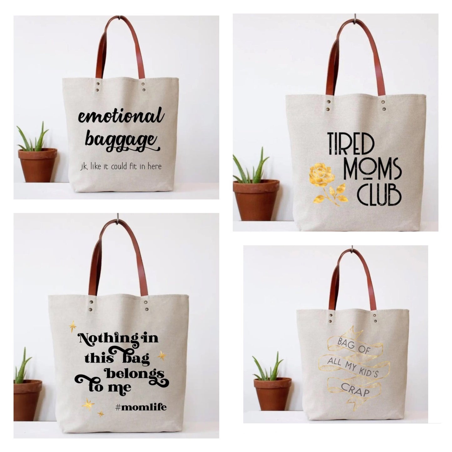 Canvas Tote Bag – Brady Rose Boutique - Main Image