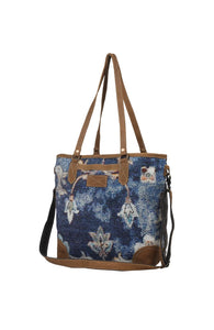 Floral Azul Shoulder Bag