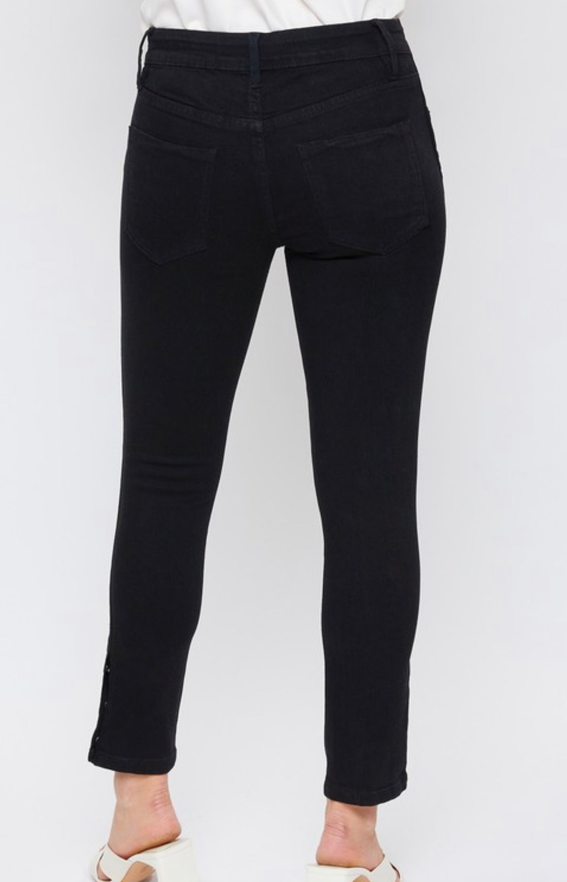 Kelsea Mid-Rise Ankle Skinny Jean with Tummy Control